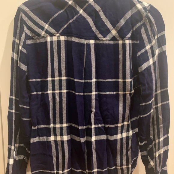 Rails- blue and white xs button down - Picture 3 of 3